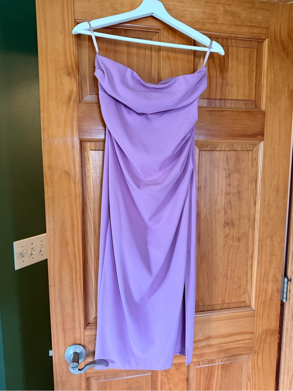 Abound Lavender Cowl Neck Slip Dress - Elegant Women's Evening Dress